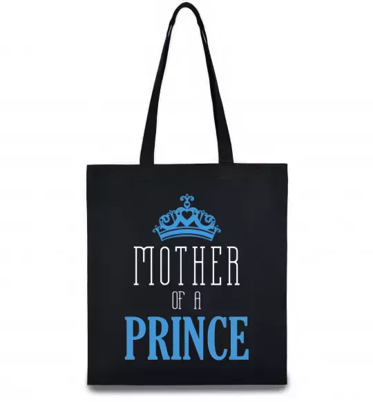 Эко-сумка Mother of a prince Черный фото