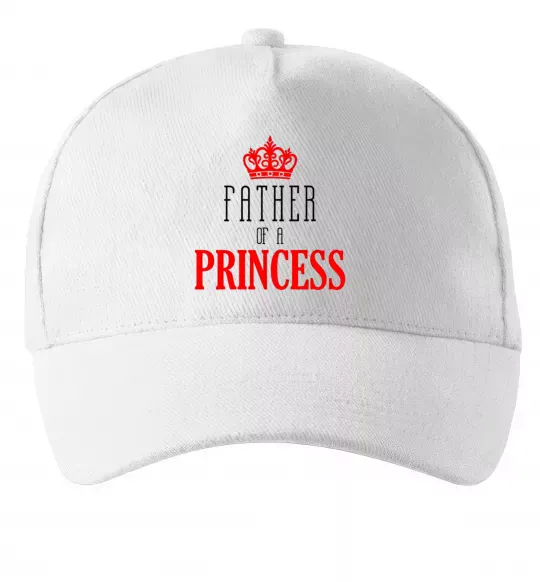 Кепка Father of a princess Білий фото