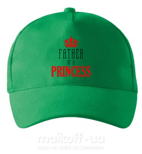 Кепка Father of a princess Зелений фото