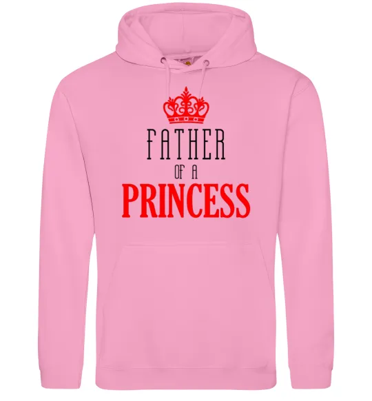 Мужская толстовка (худи) Father of a princess Розовый фото