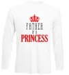 Лонгслив Father of a princess Белый фото