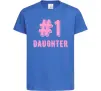 Дитяча футболка Улюблена донечка Яскраво-синій Дитяча футболка Улюблена донечка Яскраво-синій фото