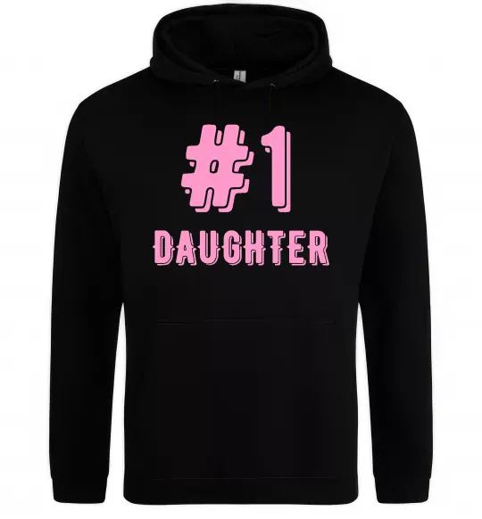 Женская толстовка (худи) Улюблена донечка Черный фото