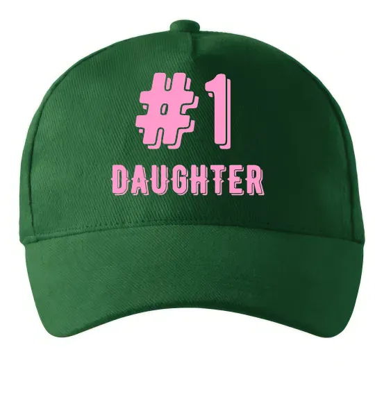 Кепка Улюблена донечка Темно-зеленый фото