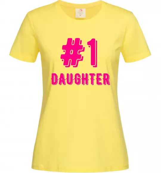 Женская футболка Улюблена донечка Лимонный фото