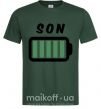 Чоловіча футболка Son Темно-зелений фото