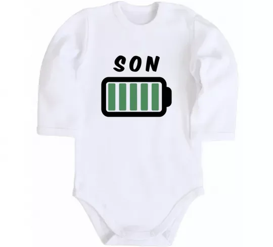 Детский боди Son Белый фото