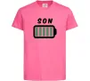 Детская футболка Son Ярко-розовый фото