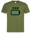 Чоловіча футболка Son Оливковий фото
