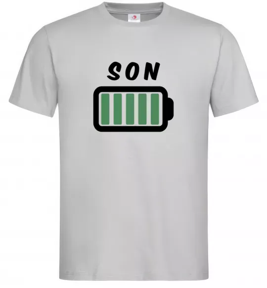 Чоловіча футболка Son Сірий фото
