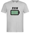 Чоловіча футболка Son Сірий фото