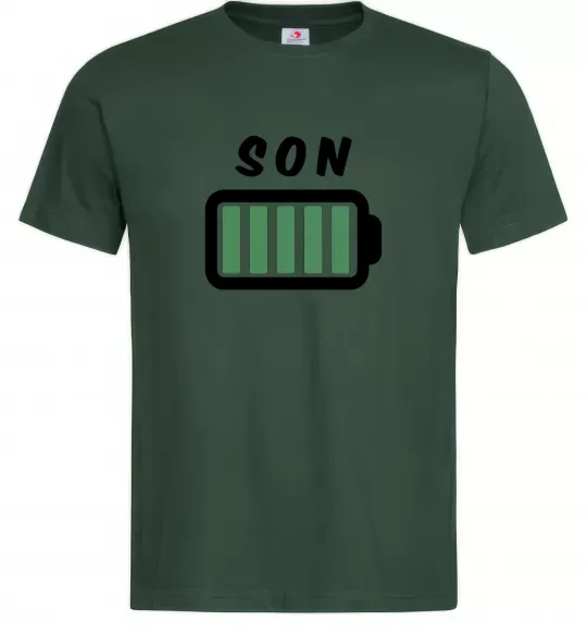 Чоловіча футболка Son Темно-зелений фото