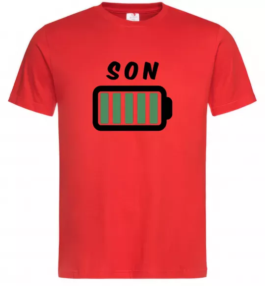 Чоловіча футболка Son Червоний фото