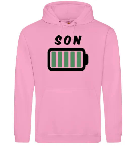 Чоловіча толстовка (худі) Son Рожевий фото