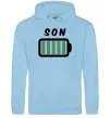 Чоловіча толстовка (худі) Son Блакитний фото