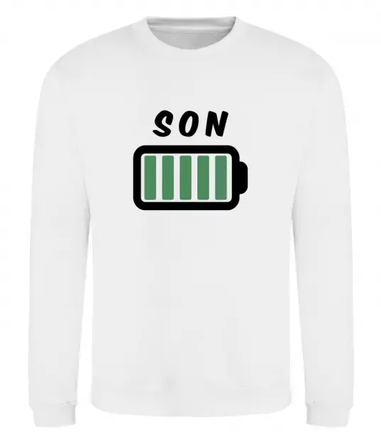 Свитшот Son Белый фото