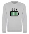 Свитшот Son Серый меланж фото