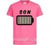Детская футболка Son Ярко-розовый фото