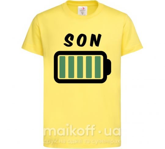 Детская футболка Son Лимонный фото