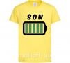 Дитяча футболка Son Лимонний фото