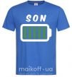 Чоловіча футболка Son Яскраво-синій фото