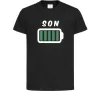 Детская футболка Son Черный фото