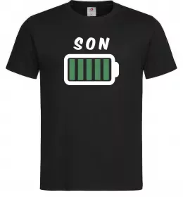 Мужская футболка Син воїна ЗСУ Темно-зеленый фото Мужская футболка Син воїна ЗСУ Темно-зеленый фото