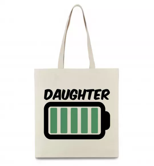 Еко-сумка Daughter Бежевий фото