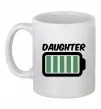 Чашка керамическая Daughter Белый Чашка керамическая Daughter Белый фото