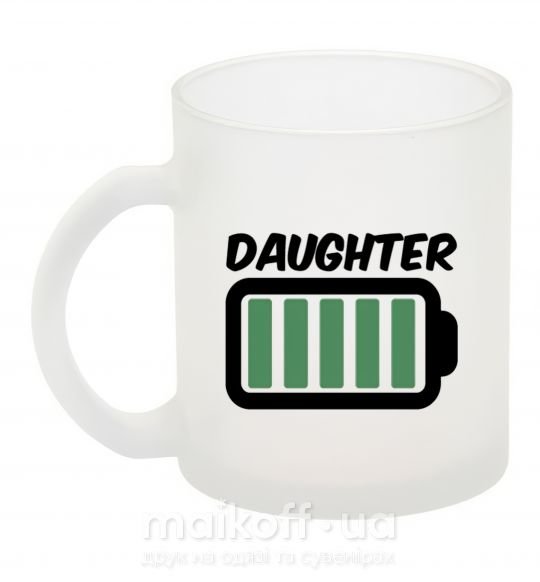 Чашка скляна Daughter Фроузен фото