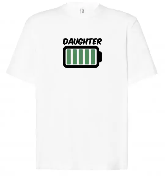 Футболка Оверсайз Daughter Белый фото