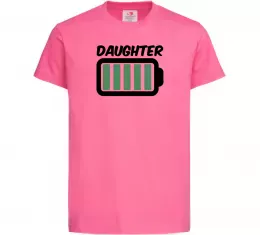 Детская футболка Daughter Ярко-розовый фото