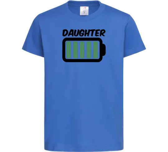 Дитяча футболка Daughter Яскраво-синій фото