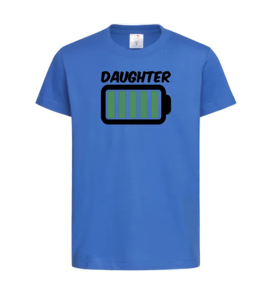 Дитяча футболка Daughter Яскраво-синій фото