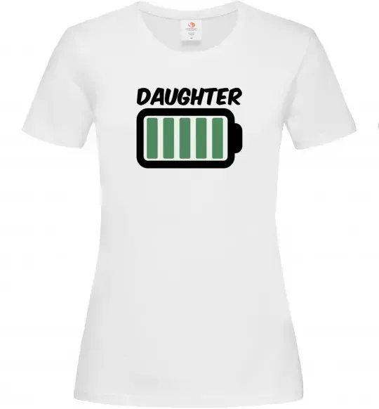 Женская футболка Daughter Белый фото