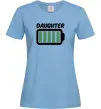 Женская футболка Daughter Голубой Женская футболка Daughter Голубой фото