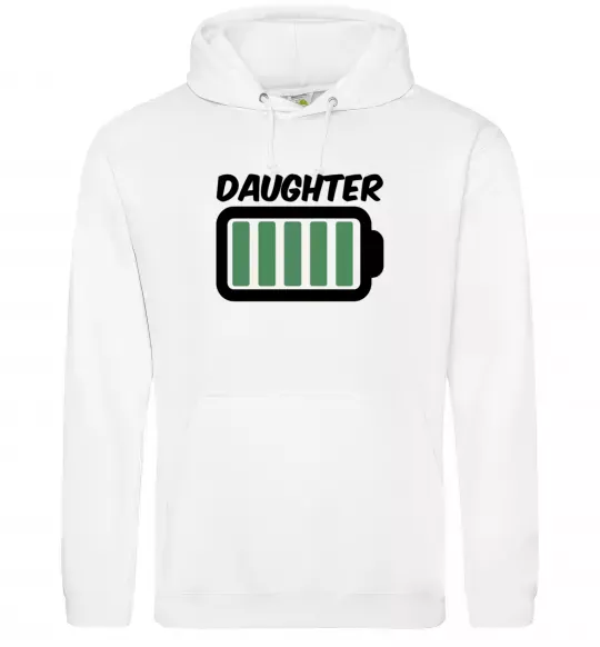 Женская толстовка (худи) Daughter Белый фото