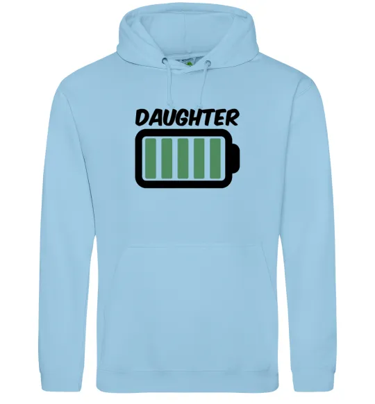 Жіноча толстовка (худі) Daughter Блакитний фото