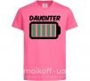 Детская футболка Daughter Ярко-розовый фото