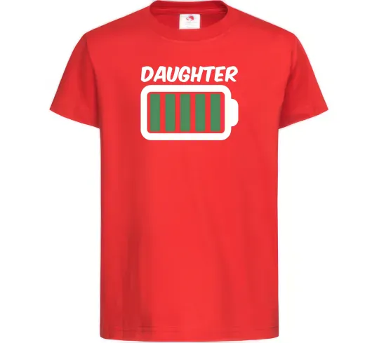 Дитяча футболка Daughter Червоний фото