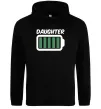 Женская толстовка (худи) Daughter Черный фото