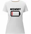 Жіноча преміум футболка Mommy Білий фото