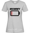 Жіноча футболка Mommy Сірий фото