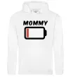 Женская толстовка (худи) Mommy Белый Женская толстовка (худи) Mommy Белый фото