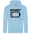 Женская толстовка (худи) Mommy Голубой фото