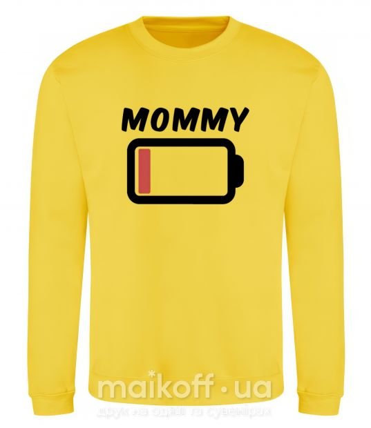 Світшот Mommy Сонячно жовтий фото