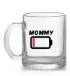Чашка скляна Mommy Прозорий фото
