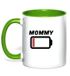 Чашка с цветной ручкой Mommy Зеленый Чашка с цветной ручкой Mommy Зеленый фото