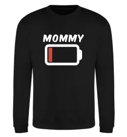 Свитшот Mommy Черный фото