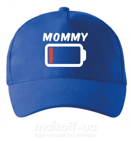 Кепка Mommy Ярко-синий фото
